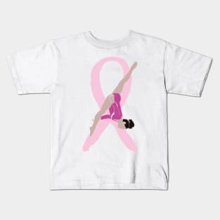 Breast Cancer Awareness: Laurie Hernandez 2 Kids T-Shirt